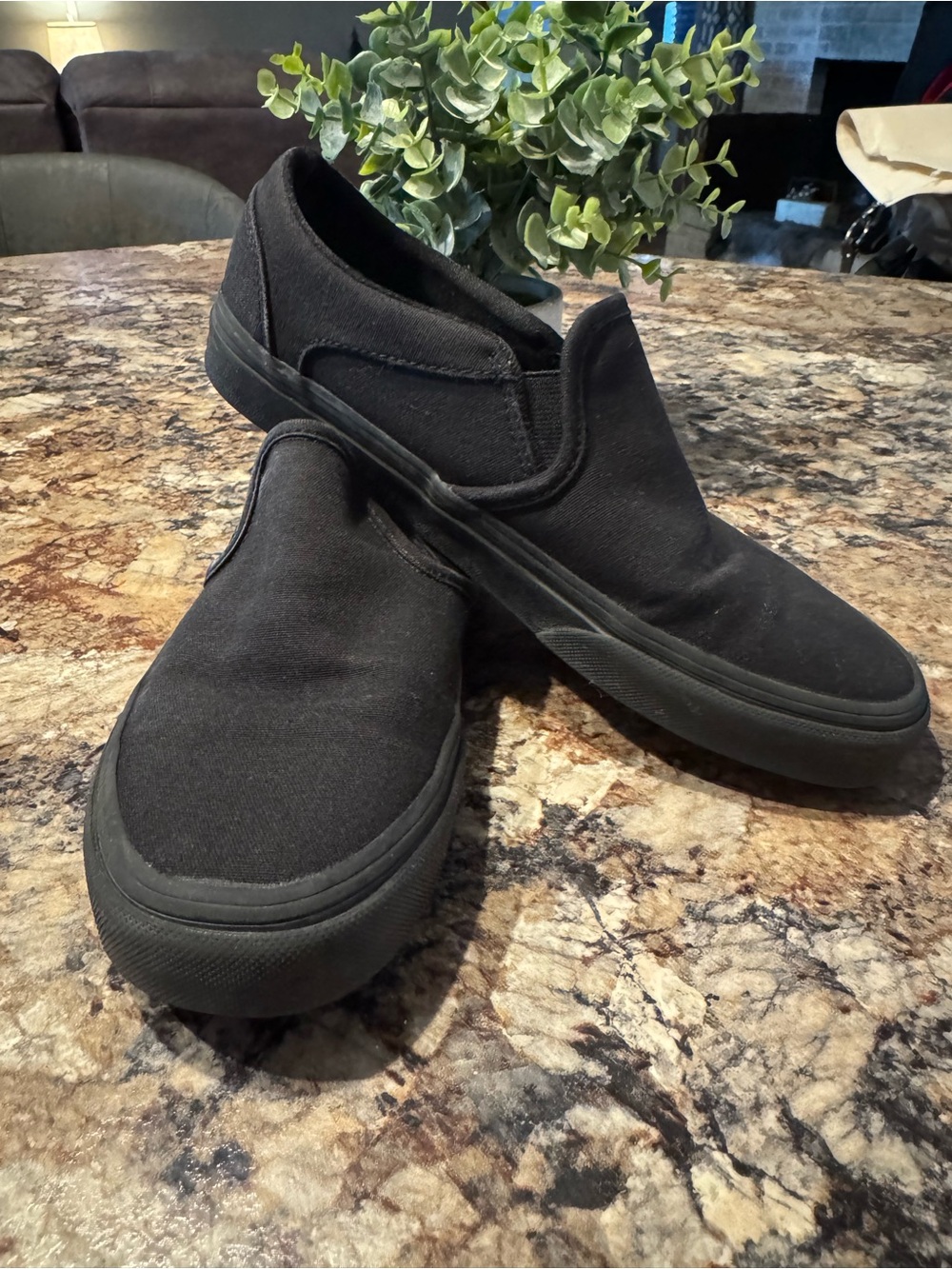 Vans Classic Slip-On Sneakers - Black